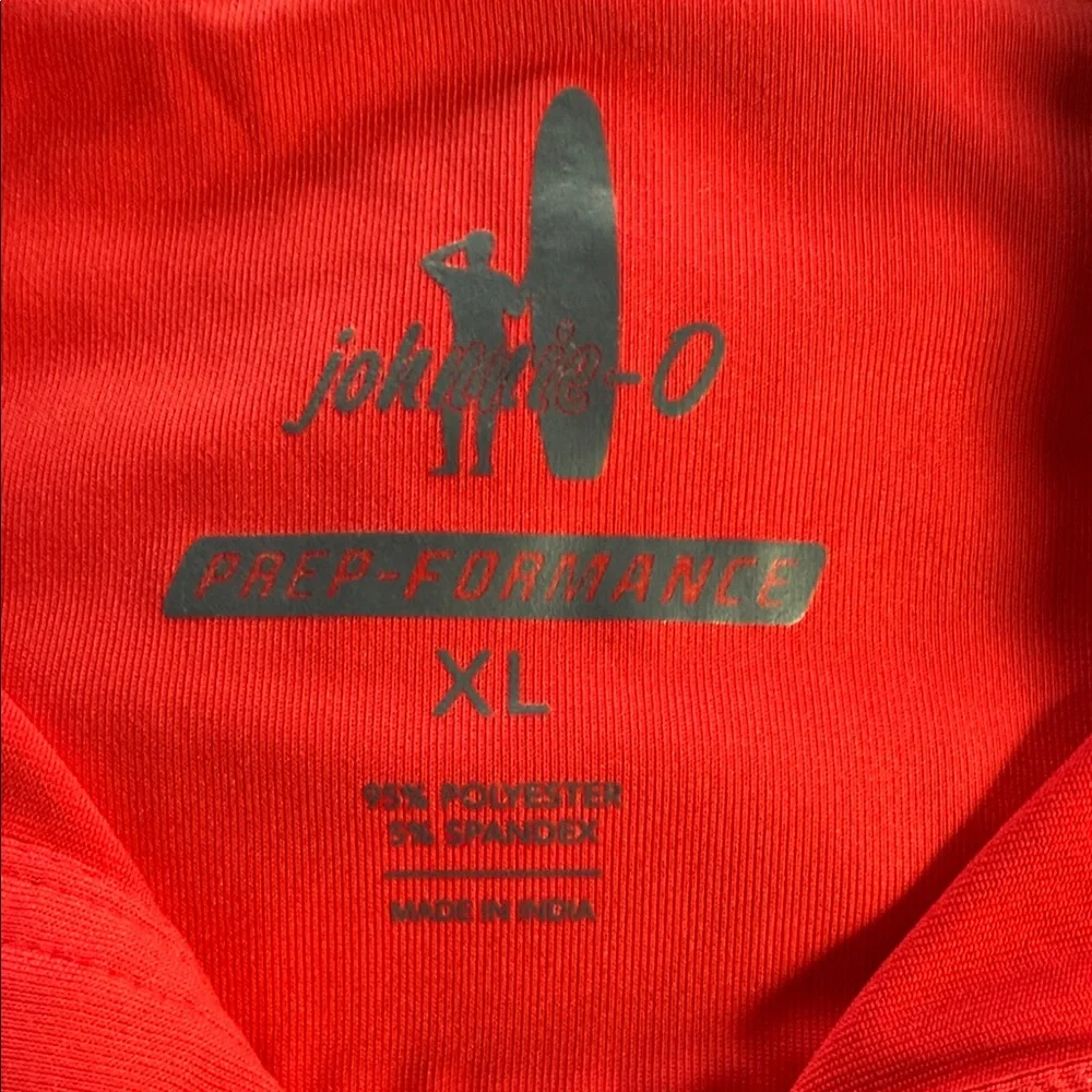 Vibrant Red Polo Shirt with Chest Pocket - Picture 3 of 3